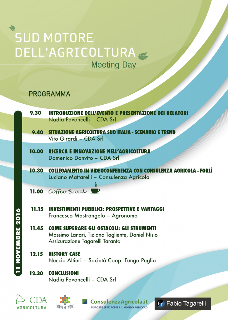 programma evento Sud motore dell'agricoltura